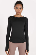 Load image into Gallery viewer, Quick-Dye Curved Hem Sports Top