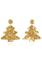 Load image into Gallery viewer, Christmas Tree Acrylic Earrings