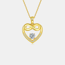 Load image into Gallery viewer, Moissanite 925 Sterling Silver Heart Necklace