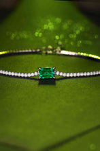 Load image into Gallery viewer, Adored 1 Carat Lab-Grown Emerald Bracelet