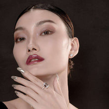 Load image into Gallery viewer, 6 Carats Emerald Cut Sterling Silver Simulated Diamond Wedding Engagement Ring