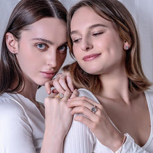 Load image into Gallery viewer, 6 Carats Emerald Cut Sterling Silver Simulated Diamond Wedding Engagement Ring