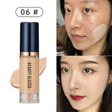 Load image into Gallery viewer, Beauty Glazed Makeup Foundation 6 colors Base Face Liquid Foundation Cream Full Coverage Concealer Oil-control Soft Easy to Wear