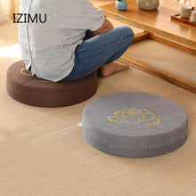 Load image into Gallery viewer, Yoga Meditate PEP Hard Texture Meditation Cushion Backrest Pillow Japanese Tatami Mat Removable and Washable