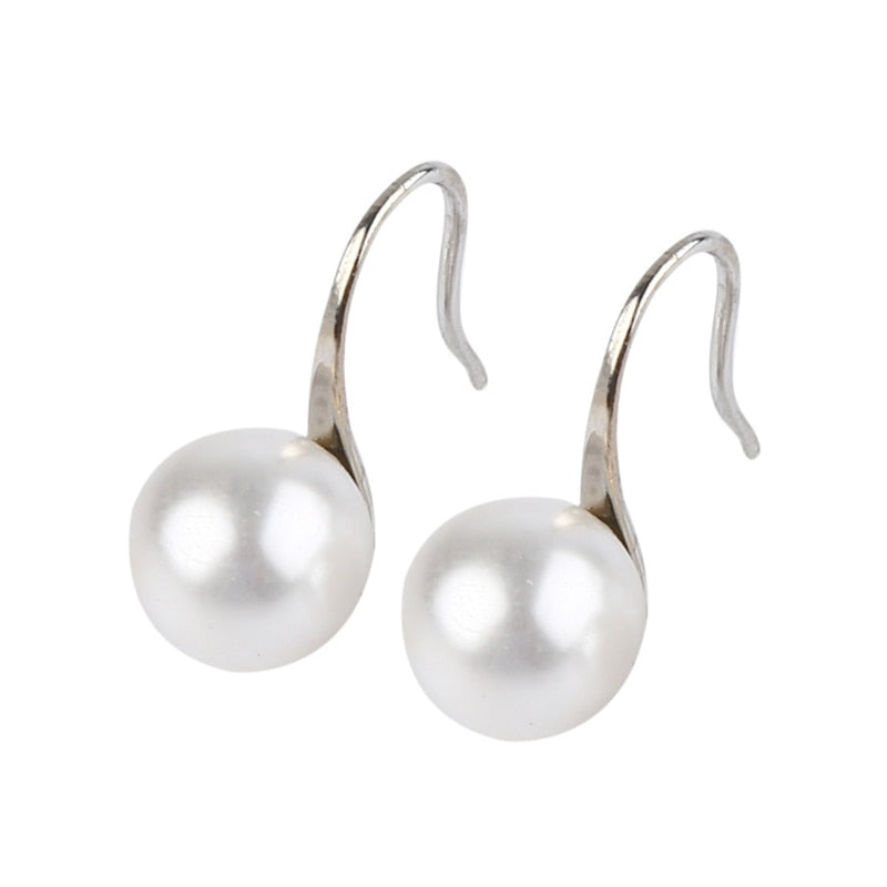 Fashion Charming Hoop Earrings Lady Super flash Single Row Rhinestones Earrings Ladies Accessories Jewelry 1 Pair