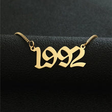 Load image into Gallery viewer, 12 Zodiac Letters Pendant Necklace Old English Scorpio Aries Taurus Gemini Cancer Leo Choker Horoscope Signs Necklace Friendship