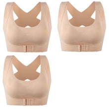 Load image into Gallery viewer, 1pcs/2pcs/3pcs Women Bras For Women Push Up Bra Posture Corrector Bralette Front Closure Female Underwear Cross Back Tops