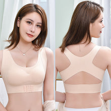 Load image into Gallery viewer, 1pcs/2pcs/3pcs Women Bras For Women Push Up Bra Posture Corrector Bralette Front Closure Female Underwear Cross Back Tops