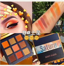 Load image into Gallery viewer, Traci K BEAUTY GLAZED Universe  Eyeshadow Palettes Holographic Universe Shiny Matte Glitter Pigment Eye Shadow Pallete Metallic Diamond Makeup Palette