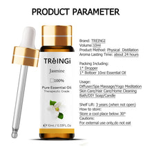 Load image into Gallery viewer, 10ml Pure Natural Essential Oils -Jasmine Lavender Rose Vanilla Mint Sage Cinnamon Bergamot Tea Tree Oil with Dropper