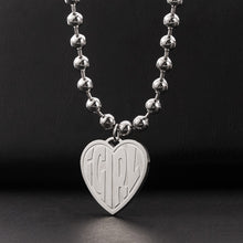 Load image into Gallery viewer, iGIRL necklace she devil Women Igirl Heart Pendant Necklace Stainless Steel Harajuku Female Gothic Streetwear Chain Necklace