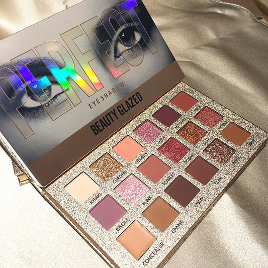 Traci K Beauty Glazed 63/35/18 Color Glitter Matte Eyeshadow Palette Professional Shimmer Pigmented Eyeshadow Makeup Palette TSLM2