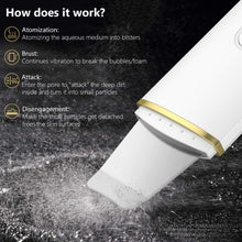 Load image into Gallery viewer, Traci K Beauty Ultrasonic Skin Scrubber USB Plug Facial Blackhead Remover Face Massager Skincare Tools Products Face Cleansing Acne