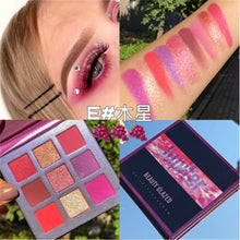 Load image into Gallery viewer, Traci K BEAUTY GLAZED Universe  Eyeshadow Palettes Holographic Universe Shiny Matte Glitter Pigment Eye Shadow Pallete Metallic Diamond Makeup Palette