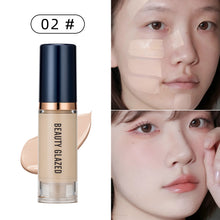 Load image into Gallery viewer, Beauty Glazed Makeup Foundation 6 colors Base Face Liquid Foundation Cream Full Coverage Concealer Oil-control Soft Easy to Wear