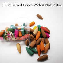 Load image into Gallery viewer, As Seen on TV- TRACI K BEAUTY ZEN Waterfall Incense Burners Pick Yours Ceramic Incense Holder, 10- 20 pcs Mixed Incense Cones (Burner Size L and Size M)