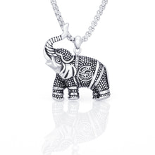 Load image into Gallery viewer, Elephant Pendant Necklace Stainless Steel Lucky Animal Gold Chain Necklaces Pendants Jewelry Accessories Gifts For Men Women