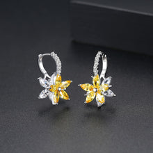 Load image into Gallery viewer, Lovely Clear Stone Flower Shape Convenient Simple Stud Earrings🌻 UKraine support with purchase of this product