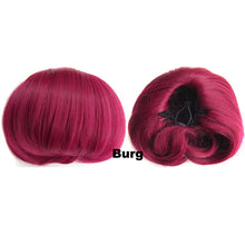 Load image into Gallery viewer, Audrey Hepburn Traci K Beauty Synthetic Straight Hair Bun Donut Drawstring Chignon Clip on Cover Updos Women's Hairpiece