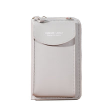 Load image into Gallery viewer, Wallet women Diagonal PU multifunctional mobile phone clutch bag Ladies purse large capacity travel card holder passport cover