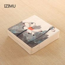 Load image into Gallery viewer, Square Futon Cushion Thickened Tatami Japanese Style Tea Table Living Room Winter Heighten Cushion Can Be Removed Washed 40x6cm
