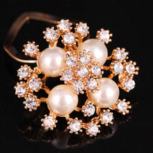 Load image into Gallery viewer, CHANEL Inspired Designer Fashion Women Large Brooches Pearls Rhinestones Crystal Pin Jewelry