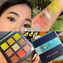 Load image into Gallery viewer, Traci K BEAUTY GLAZED Universe  Eyeshadow Palettes Holographic Universe Shiny Matte Glitter Pigment Eye Shadow Pallete Metallic Diamond Makeup Palette
