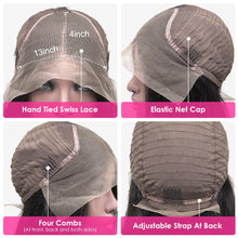 Load image into Gallery viewer, Short Bob Wig Lace Front Human Hair Wigs 13x4 Brazilian Wavy Glueless Bob Frontal Wigs For Women Perruque Cheveux Humain