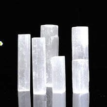Load image into Gallery viewer, 20g Natural White Selenite Rough Sticks Minerals Specimen Point Healing Crystal Wand Irregular Shape Making Stone Home Decor 1PC