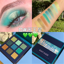 Load image into Gallery viewer, Traci K BEAUTY GLAZED Universe  Eyeshadow Palettes Holographic Universe Shiny Matte Glitter Pigment Eye Shadow Pallete Metallic Diamond Makeup Palette