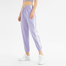 Load image into Gallery viewer, Spring and Summer Thin Quick-Drying Track Pants Women Harem Casual Solid Color Loose Tappered Running Fitness Cropped Yoga Pants