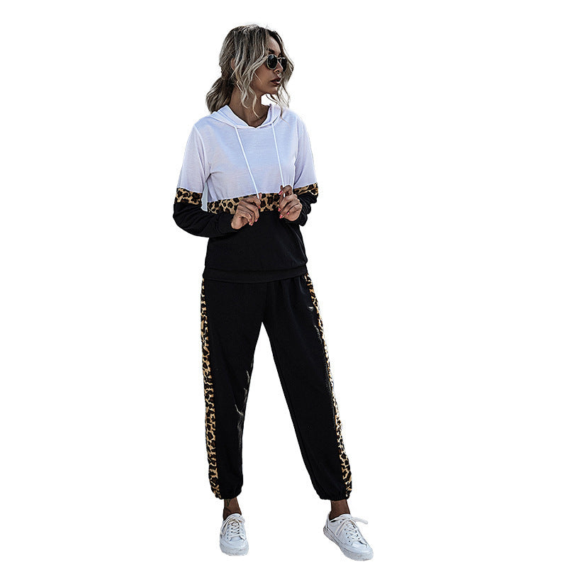 New leopard print leisure fashion sportswear women
