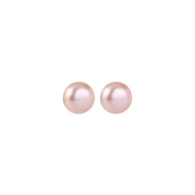 Load image into Gallery viewer, S999 silver natural freshwater pearl earrings female version small fresh new simple ear cave cozy ear