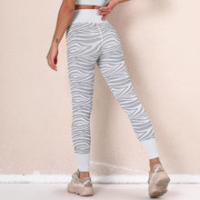 Load image into Gallery viewer, Seamless Striped Yoga Pants Sportswear Running Fitness Pants Women High Waist Tight Trousers