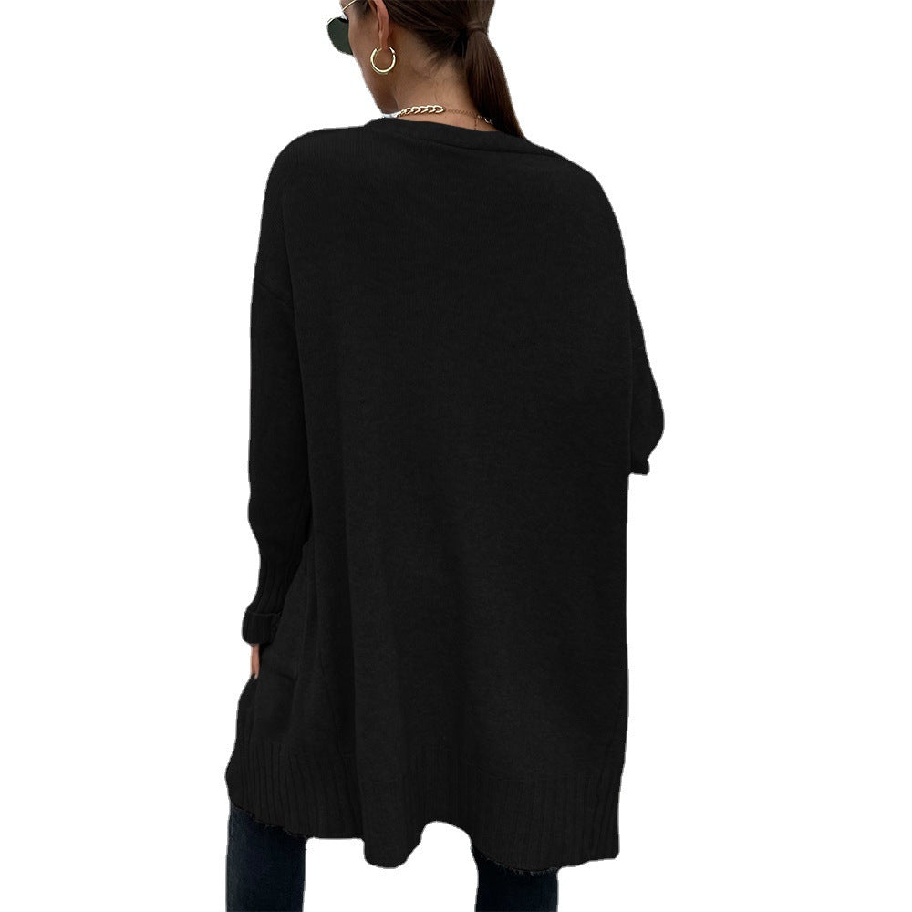Wool Collar Cardigan