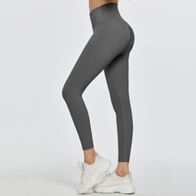 Load image into Gallery viewer, Fitstyle Yoga Pants Nude Feel High Waist No Embarrassment Hip Lifting Line Peach Hip Sports Bodybuilding Tight Weight Loss Pants