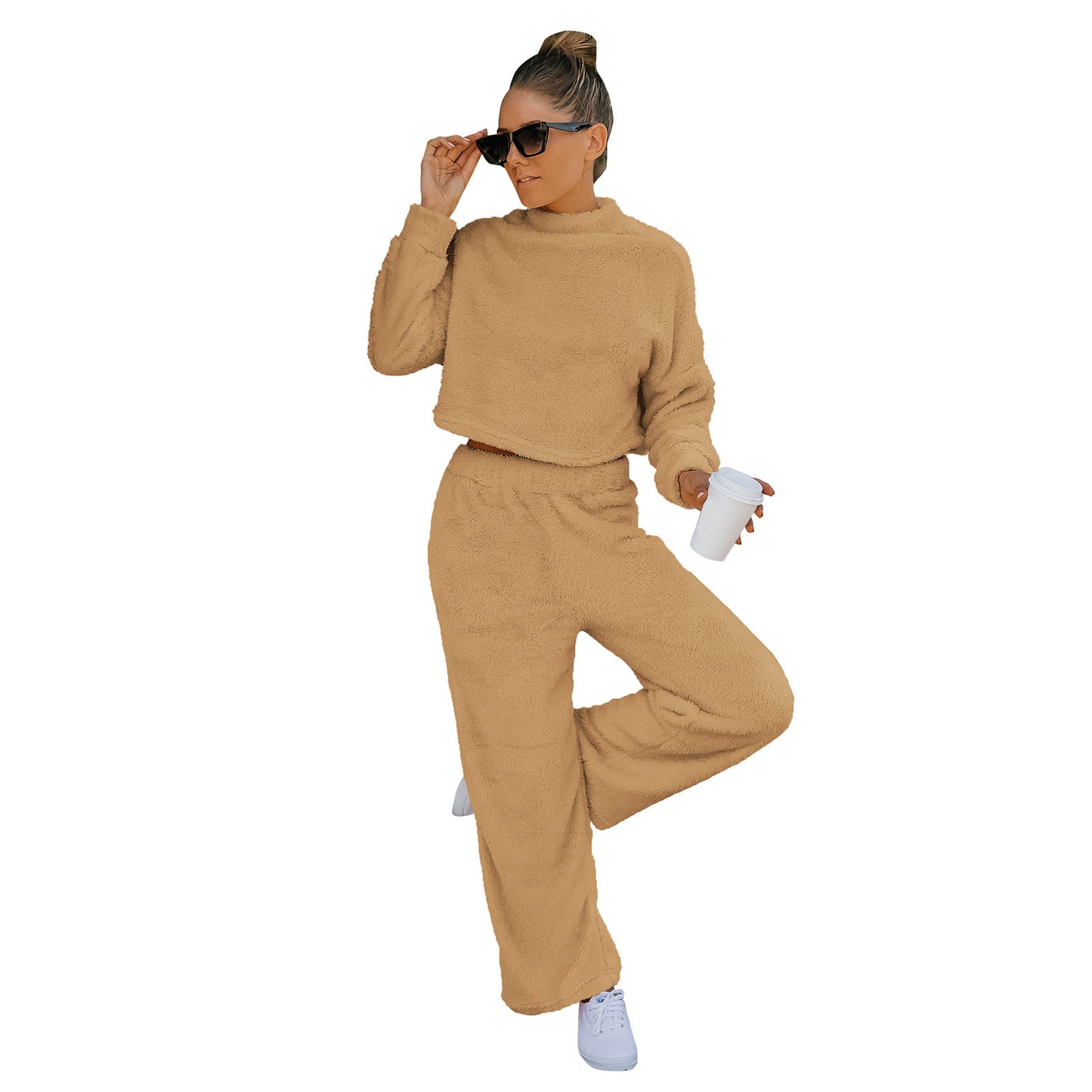 Cashmere Jacket & Pants Two-piece set