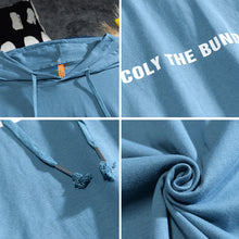 Load image into Gallery viewer, Hood vest men and women basketball tide cards summer print fitness trend sleeveless T-shirt with hooded hawthorn