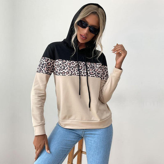 Pullover Leopard Hoodie