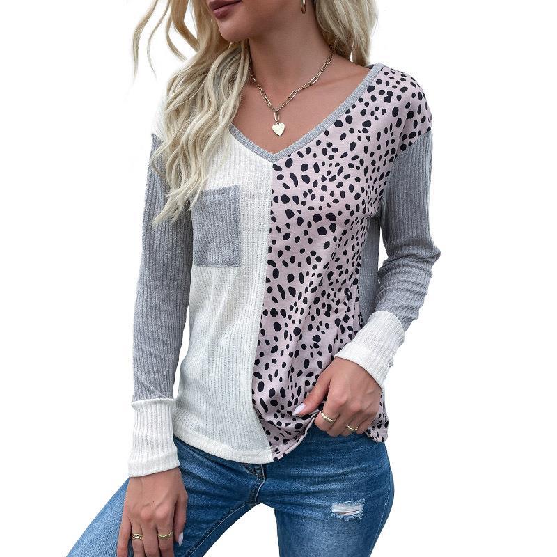 Long Sleeved V Neck Pullover Shirt