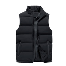 Load image into Gallery viewer, Men's zipped pocket puff vest