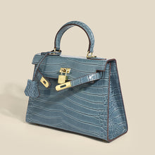 Load image into Gallery viewer, Traci K Collection Crocodile Pattern Kelly Bag European and American retro handbag stone pattern women's bag