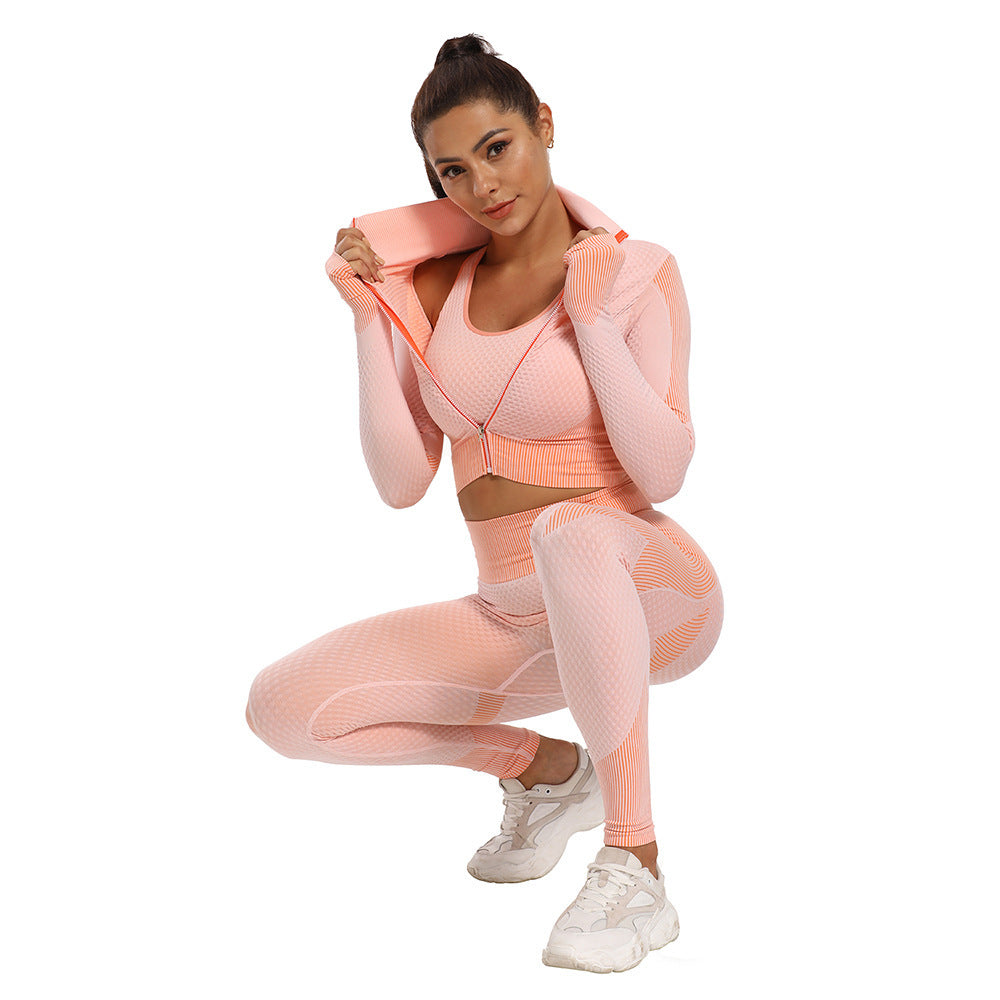 Fitstyle Yoga Fitness Three Piece Set