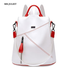 Load image into Gallery viewer, New Simple Fashion Multi-color Versatile Soft Leather Large-capacity Backpack Travel Bag
