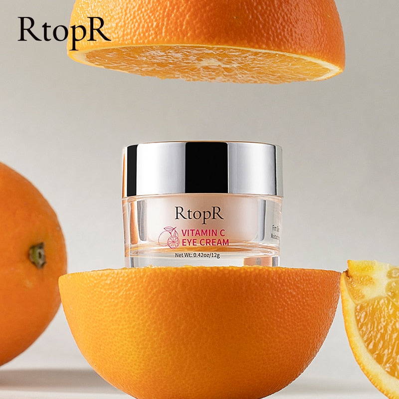 RtopR by Traci K Beauty VITAMIN C Eye Cream Moisturizing Improve The Dark Circles and Dark SpotsWhitening Active Ingredients Skin Shiny Dry Ice Beauty Health