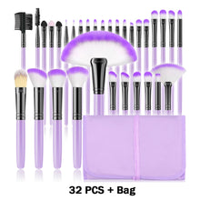 Load image into Gallery viewer, Traci K Beauty Professional (Vegan) 8PCS-32PCS Makeup Brush Set Cosmetic Makeup For Face Make Up Tools Women Beauty Professional Foundation Blush Eyeshadow