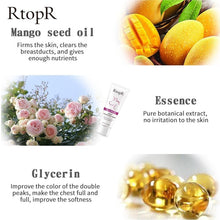 Load image into Gallery viewer, RtopR by Traci K Beauty 2pcs Mango Breast Enlargement Cream Breast Enhancer Increase Tightness Big Bust Body Cream Effective Full Elasticity Breast Care