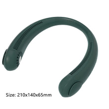 Load image into Gallery viewer, New Portable Hanging Neck Fan Bladeless Fan 3 Speed Adjustable Wearable Neckband Mute Fans USB Rechargeable Neck-mounted Cooler