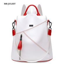 Load image into Gallery viewer, New Simple Fashion Multi-color Versatile Soft Leather Large-capacity Backpack Travel Bag