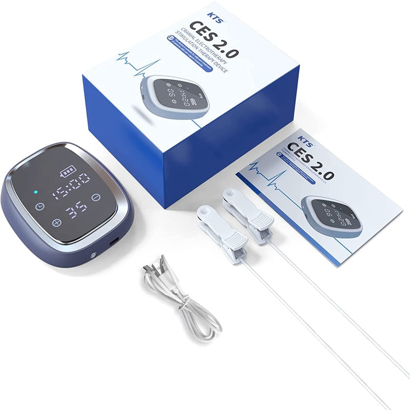 Insomnia Anxiety Depression CES Sleeping Therapy Transcranial Microcurrent Massage Tens Machine Sleep Aid Device Instrument Home